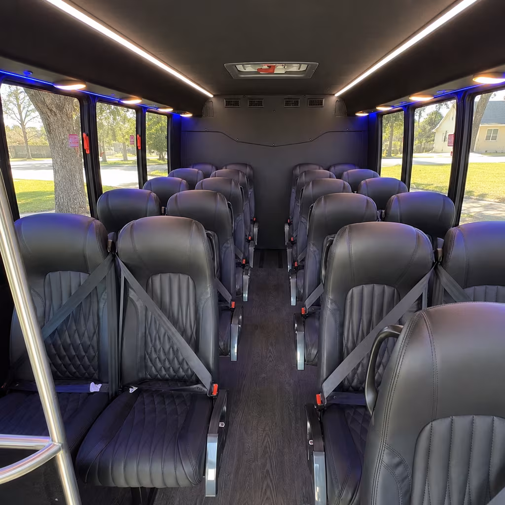 35 passenger minibus interior