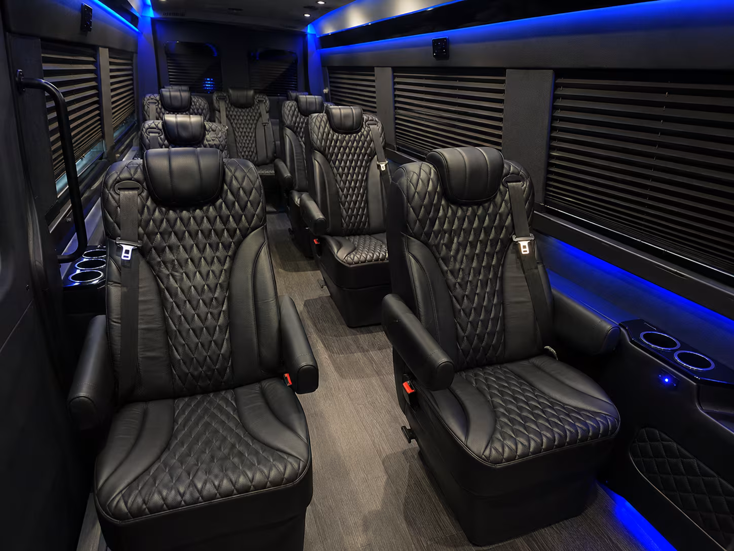 sprinter van with driver inside