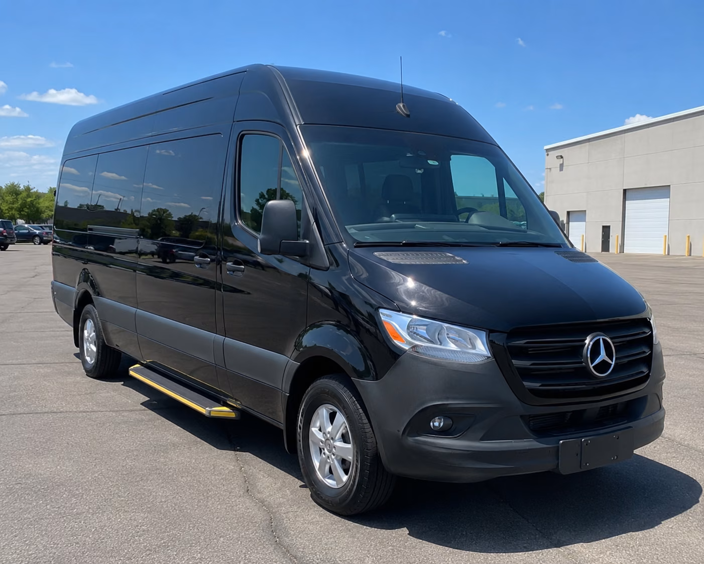 sprinter vans and minibuses for bridal party transportation in west covina