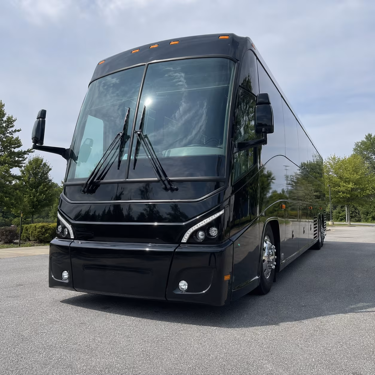 west covina charter bus rental exterior