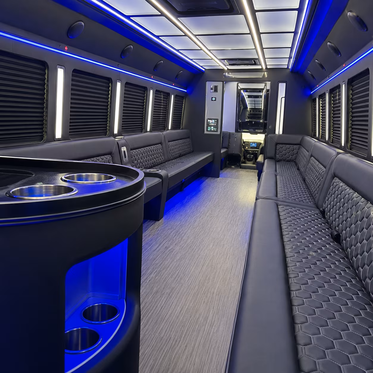 west covina party bus rental interior
