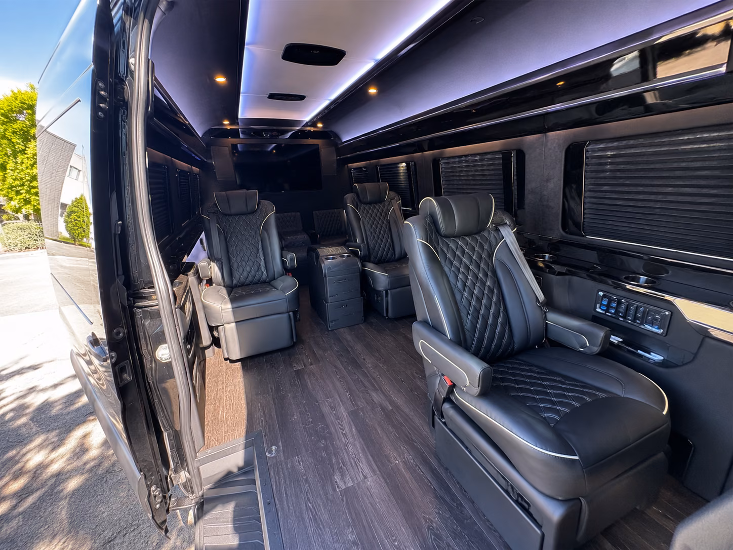 west covina wedding transportation onboard seating